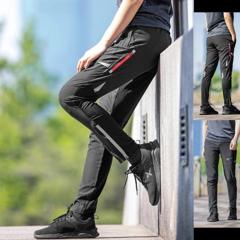 Spodnie rowerowe Rockbros RKCK0001 rozmiar XL - czarne Spodnie rowerowe Rockbros RKCK0001 rozmiar XL - czarne