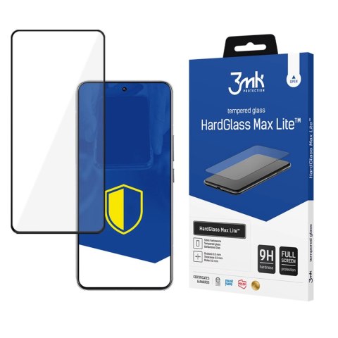 Szkło hartowane 3mk HardGlass Max Lite Black na Xiaomi 15 Ultra Szkło hartowane 3mk HardGlass Max Lite Black na Xiaomi 15 Ultra