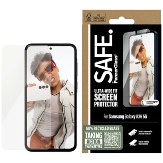 Szkło hartowane SAFE by PanzerGlass Ultra-Wide Fit na Samsung Galaxy A36 5G - przezroczyste