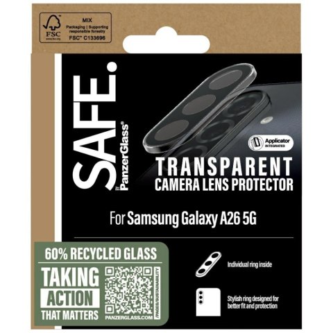 Szkło hartowane na obiektyw SAFE by PanzerGlass Rings Lens Protector na Samsung Galaxy A26 5G - przezroczyste Szkło hartowane na obiektyw SAFE by PanzerGlass Rings Lens Protector na Samsung Galaxy A26 5G - przezroczyste