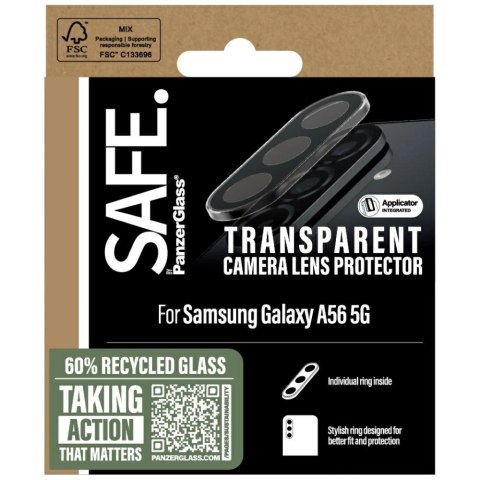 Szkło hartowane na obiektyw SAFE by PanzerGlass Rings Lens Protector na Samsung Galaxy A56 5G - przezroczyste