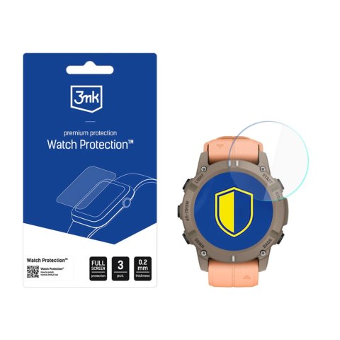 Szkło hybrydowe 3mk Watch Protection FlexibleGlass na Garmin Descent G2 Szkło hybrydowe 3mk Watch Protection FlexibleGlass na Garmin Descent G2