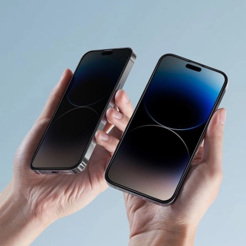 Szkło prywatyzujące Tech-Protect Anti Spy Glass Pro+ 2-pack na iPhone 16e / 14 / 13 Pro / 13 - czarne Szkło prywatyzujące Tech-Protect Anti Spy Glass Pro+ 2-pack na iPhone 16e / 14 / 13 Pro / 13 - czarne