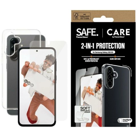 Zestaw ochronny CARE by PanzerGlass Fashion 2w1 Etui+Szkło na Samsung Galaxy A56 5G - przezroczysty Zestaw ochronny CARE by PanzerGlass Fashion 2w1 Etui+Szkło na Samsung Galaxy A56 5G - przezroczysty