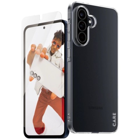 Zestaw ochronny CARE by PanzerGlass Fashion 2w1 Etui+Szkło na Samsung Galaxy A56 5G - przezroczysty Zestaw ochronny CARE by PanzerGlass Fashion 2w1 Etui+Szkło na Samsung Galaxy A56 5G - przezroczysty