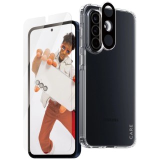 Zestaw ochronny CARE by PanzerGlass Flagship 3w1 Etui+Szkło+Lens na Samsung Galaxy A56 5G - przezroczysty