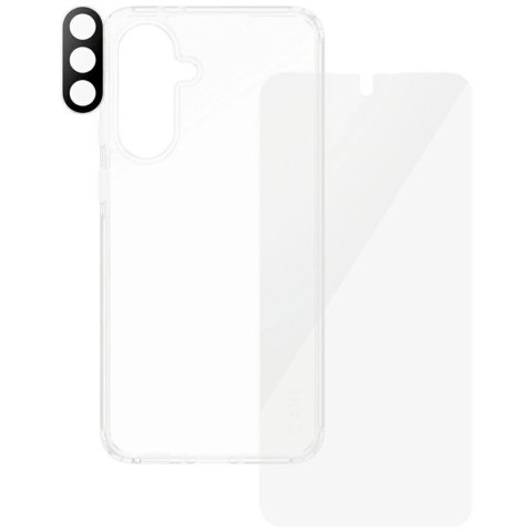 Zestaw ochronny CARE by PanzerGlass Flagship 3w1 Etui+Szkło+Lens na Samsung Galaxy A56 5G - przezroczysty Zestaw ochronny CARE by PanzerGlass Flagship 3w1 Etui+Szkło+Lens na Samsung Galaxy A56 5G - przezroczysty