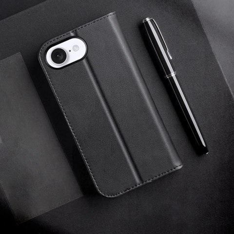 Etui Dux Ducis Hivo na iPhone 16e z klapką i ochroną RFID - czarne