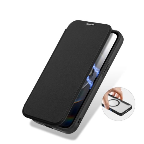 Etui Dux Ducis Skin X Pro z MagSafe na iPhone 16e - czarne Etui Dux Ducis Skin X Pro z MagSafe na iPhone 16e - czarne