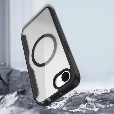 Etui Dux Ducis Skin X Pro z MagSafe na iPhone 16e - czarne Etui Dux Ducis Skin X Pro z MagSafe na iPhone 16e - czarne