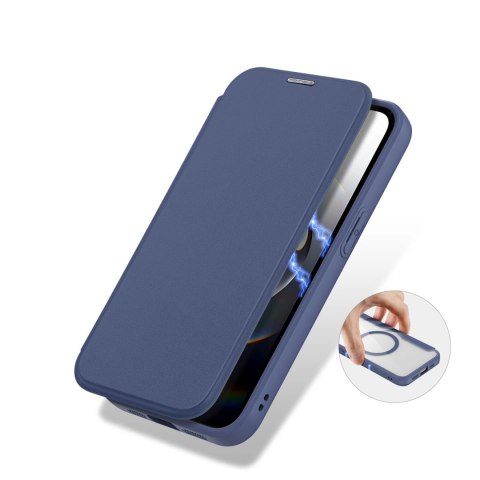 Etui Dux Ducis Skin X Pro z MagSafe na iPhone 16e - niebieskie Etui Dux Ducis Skin X Pro z MagSafe na iPhone 16e - niebieskie
