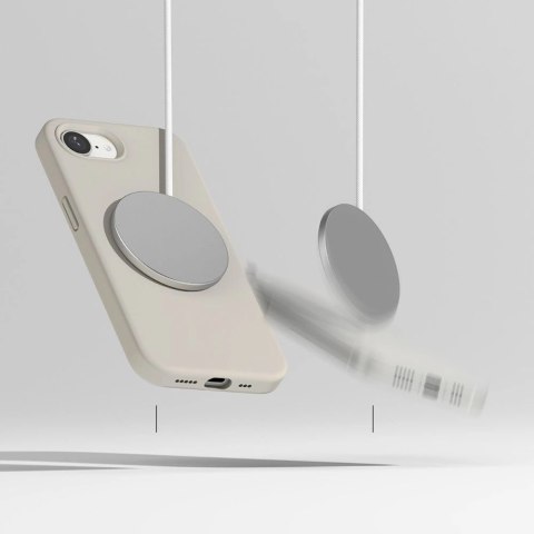 Etui Ringke Silicone Magsafe na iPhone 16e - beżowe Etui Ringke Silicone Magsafe na iPhone 16e - beżowe