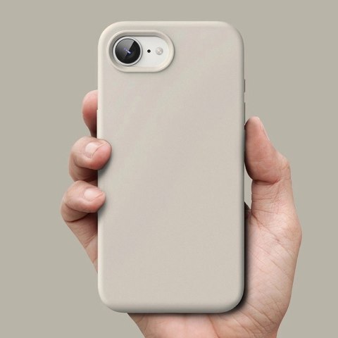 Etui Ringke Silicone Magsafe na iPhone 16e - beżowe Etui Ringke Silicone Magsafe na iPhone 16e - beżowe