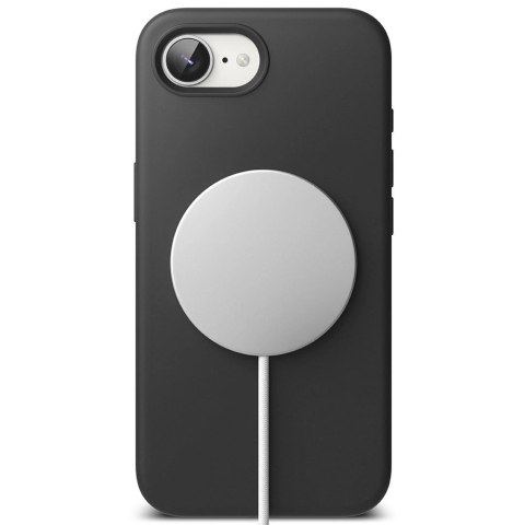 Etui Ringke Silicone Magsafe na iPhone 16e - czarne Etui Ringke Silicone Magsafe na iPhone 16e - czarne