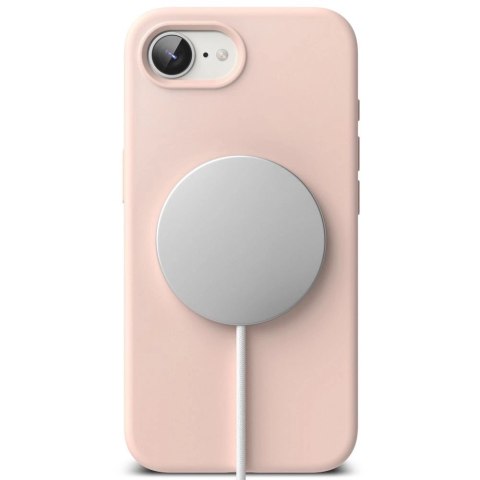 Etui Ringke Silicone Magsafe na iPhone 16e - różowe Etui Ringke Silicone Magsafe na iPhone 16e - różowe
