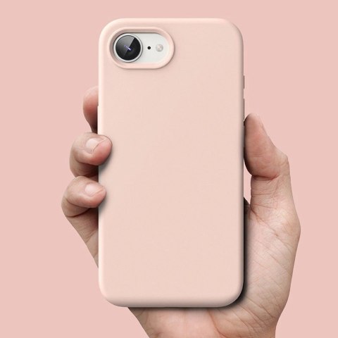 Etui Ringke Silicone Magsafe na iPhone 16e - różowe Etui Ringke Silicone Magsafe na iPhone 16e - różowe
