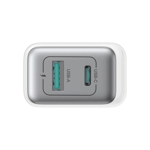 Ładowarka Joyroom JR-TCF15 sieciowa USB-C / USB-A 30W - biała Ładowarka Joyroom JR-TCF15 sieciowa USB-C / USB-A 30W - biała