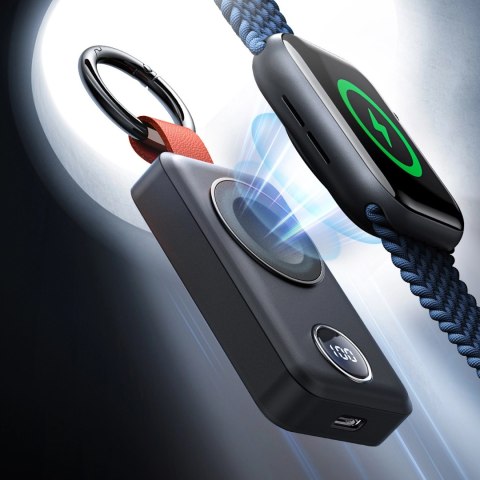 Powerbank Joyroom JR-WQW01 bezprzewodowy 2000mAh 3W do Apple Watch - czarny Powerbank Joyroom JR-WQW01 bezprzewodowy 2000mAh 3W do Apple Watch - czarny