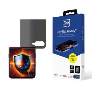 Prywatyzująca folia ochronna 3mk Silky Matt Privacy na Motorola Razr 60 Ultra