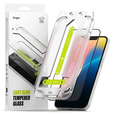 Szkło hartowane Ringke Easy Slide 2-pack na iPhone 13 / 13 Pro / 14 / 16e - przezroczyste Szkło hartowane Ringke Easy Slide 2-pack na iPhone 13 / 13 Pro / 14 / 16e - przezroczyste