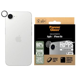 Szkło hartowane na obiektyw PanzerGlass Hoops Lens Protector na iPhone 16e - przezroczyste