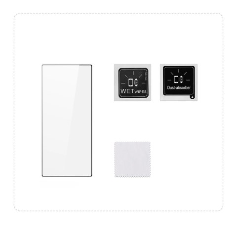 Szkło prywatyzujące Dux Ducis hartowane na Samsung S25 Ultra - z czarną ramką Szkło prywatyzujące Dux Ducis hartowane na Samsung S25 Ultra - z czarną ramką