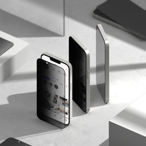 Szkło prywatyzujące Ringke Easy Slide 2-pack na iPhone 13 / 13 Pro / 14 / 16e Szkło prywatyzujące Ringke Easy Slide 2-pack na iPhone 13 / 13 Pro / 14 / 16e