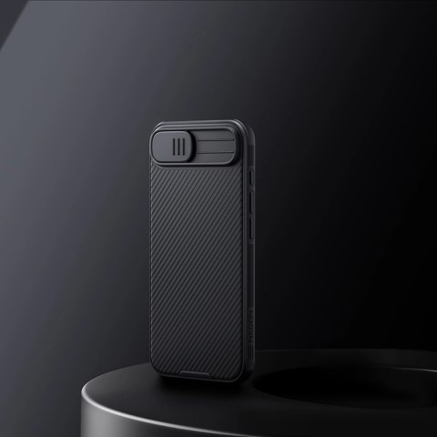 Etui Nillkin CamShield Pro Magnetic na iPhone 16e - czarne Etui Nillkin CamShield Pro Magnetic na iPhone 16e - czarne