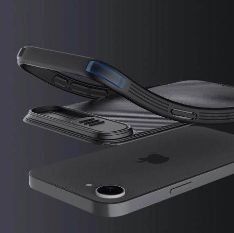 Etui Nillkin CamShield Pro Magnetic na iPhone 16e - czarne Etui Nillkin CamShield Pro Magnetic na iPhone 16e - czarne