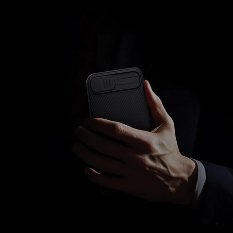 Etui Nillkin CamShield Pro Magnetic na iPhone 16e - czarne Etui Nillkin CamShield Pro Magnetic na iPhone 16e - czarne