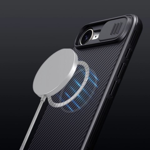 Etui Nillkin CamShield Pro Magnetic na iPhone 16e - czarne Etui Nillkin CamShield Pro Magnetic na iPhone 16e - czarne