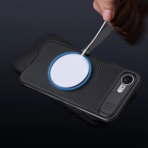 Etui Nillkin CamShield Pro Magnetic na iPhone 16e - czarne Etui Nillkin CamShield Pro Magnetic na iPhone 16e - czarne