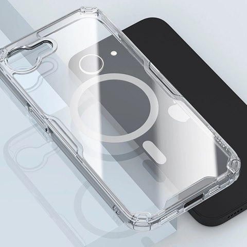 Etui Nillkin Nature Pro Magnetic na iPhone 16e - przezroczyste Etui Nillkin Nature Pro Magnetic na iPhone 16e - przezroczyste