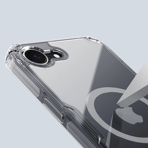 Etui Nillkin Nature Pro Magnetic na iPhone 16e - przezroczyste Etui Nillkin Nature Pro Magnetic na iPhone 16e - przezroczyste