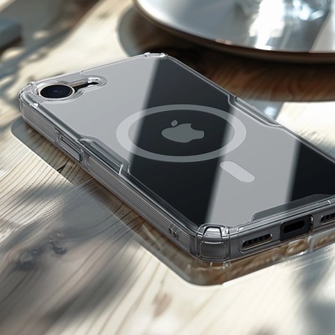 Etui Nillkin Nature Pro Magnetic na iPhone 16e - przezroczyste Etui Nillkin Nature Pro Magnetic na iPhone 16e - przezroczyste