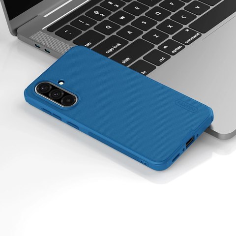 Etui Nillkin Super Frosted Shield Pro na Samsung Galaxy A36 5G - niebieskie Etui Nillkin Super Frosted Shield Pro na Samsung Galaxy A36 5G - niebieskie