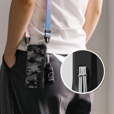 Etui Ringke Fusion X na Samsung Galaxy A36 / A56 5G - czarne moro Etui Ringke Fusion X na Samsung Galaxy A36 / A56 5G - czarne moro