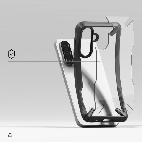 Etui Ringke Fusion X na Samsung Galaxy A36 / A56 5G - czarne Etui Ringke Fusion X na Samsung Galaxy A36 / A56 5G - czarne