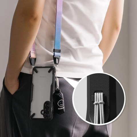 Etui Ringke Fusion X na Samsung Galaxy A36 / A56 5G - czarne Etui Ringke Fusion X na Samsung Galaxy A36 / A56 5G - czarne