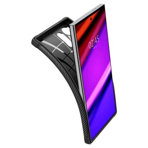 Etui Spigen Rugged Armor na Samsung Galaxy S24 Ultra - czarny mat Etui Spigen Rugged Armor na Samsung Galaxy S24 Ultra - czarny mat