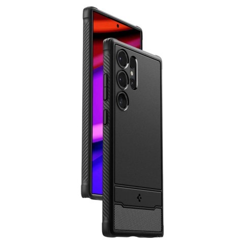 Etui Spigen Rugged Armor na Samsung Galaxy S24 Ultra - czarny mat Etui Spigen Rugged Armor na Samsung Galaxy S24 Ultra - czarny mat