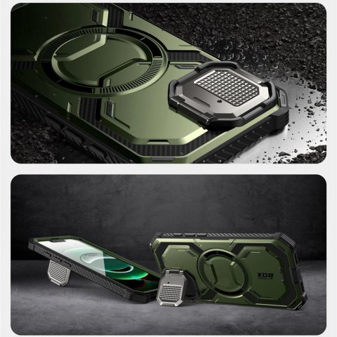 Etui Supcase IBLSN Armorbox Mag MagSafe na iPhone 16e - oliwkowe Etui Supcase IBLSN Armorbox Mag MagSafe na iPhone 16e - oliwkowe
