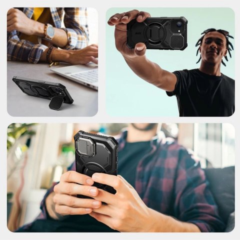 Etui Supcase IBLSN Armorbox Mag na iPhone 16e - czarne Etui Supcase IBLSN Armorbox Mag na iPhone 16e - czarne