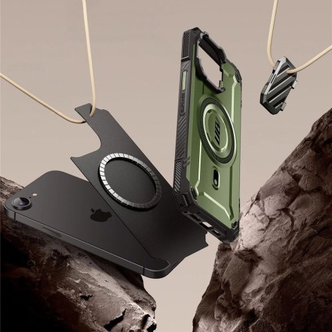 Etui Supcase UB XT Mag MagSafe na iPhone 16e - oliwkowe Etui Supcase UB XT Mag MagSafe na iPhone 16e - oliwkowe