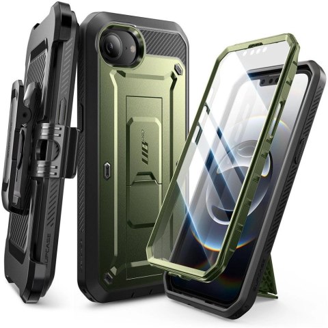 Etui Supcase Unicorn Beetle Pro na iPhone 16e - oliwkowe Etui Supcase Unicorn Beetle Pro na iPhone 16e - oliwkowe