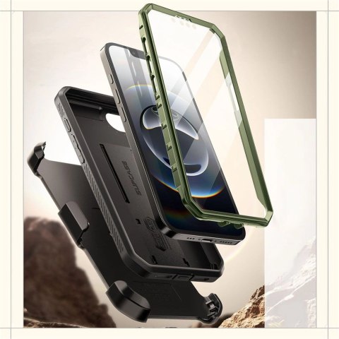 Etui Supcase Unicorn Beetle Pro na iPhone 16e - oliwkowe Etui Supcase Unicorn Beetle Pro na iPhone 16e - oliwkowe