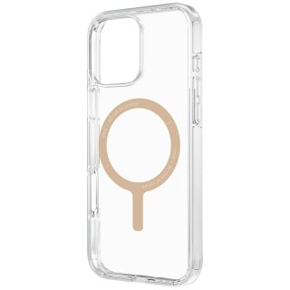 Etui UNIQ Clario Magclick Charging na iPhone 16 Pro - przezroczysto-złote
