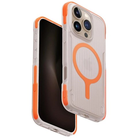 Etui UNIQ Combat Active Magclick Charging na iPhone 16 Pro - pomarańczowe Etui UNIQ Combat Active Magclick Charging na iPhone 16 Pro - pomarańczowe