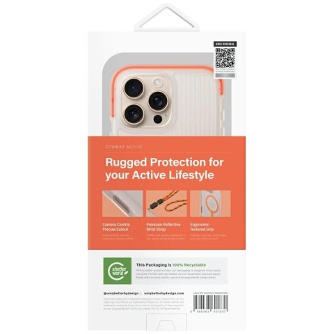 Etui UNIQ Combat Active Magclick Charging na iPhone 16 Pro - pomarańczowe Etui UNIQ Combat Active Magclick Charging na iPhone 16 Pro - pomarańczowe
