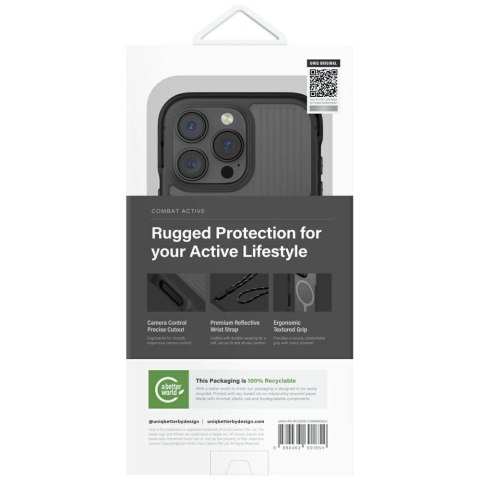 Etui UNIQ Combat Active Magclick Chargingna iPhone 16 Pro - czarne Etui UNIQ Combat Active Magclick Chargingna iPhone 16 Pro - czarne
